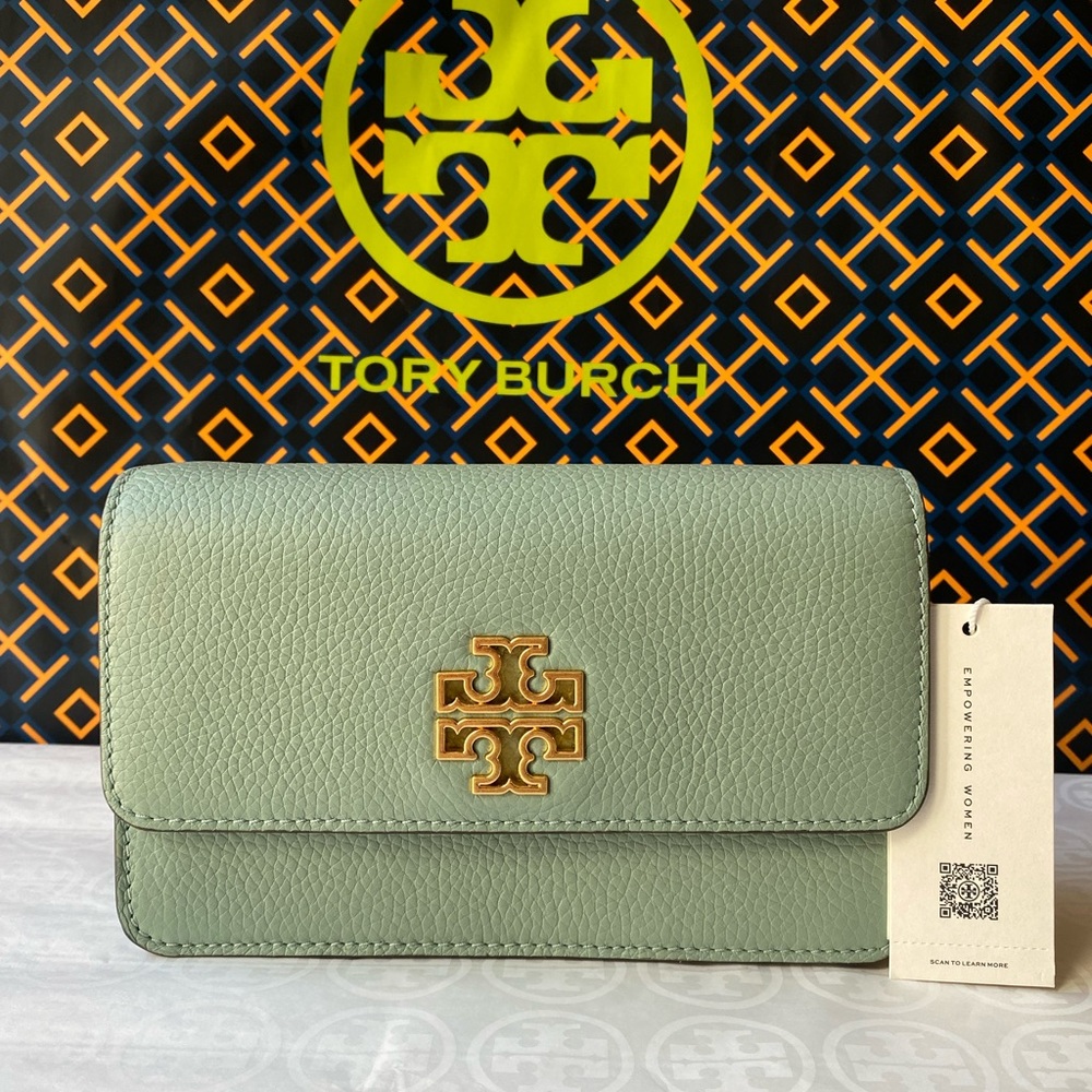 NWT! Tory Burch Britten Convertible Crossbody Rivulet